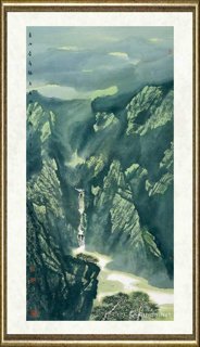 董继宁_青山春长绿 鸟看松叶新_Evergreen Mountains and Lush Pine Woods